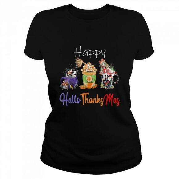 Other - Happy Hallothanksmas Halloween Thanksgiving Christmas Tshirt